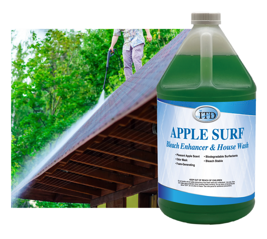 Apple Surf – Bleach Enhancer & House Wash - Pressure Washing Chemicals