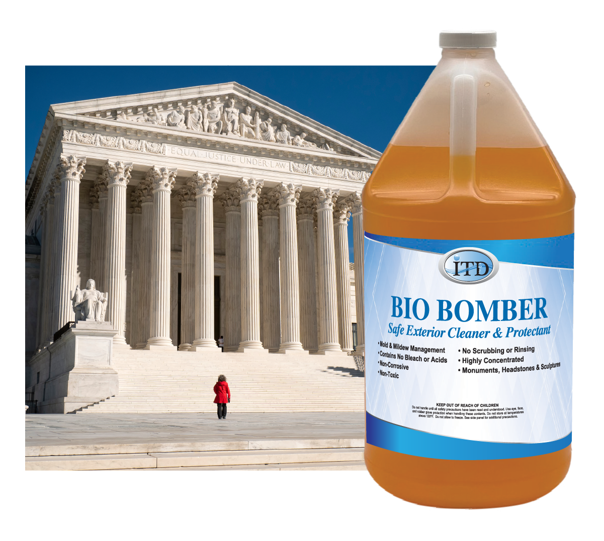 Bio Bomber Safe Exterior Cleaner & Protectant - Pressure Washing Chemicals