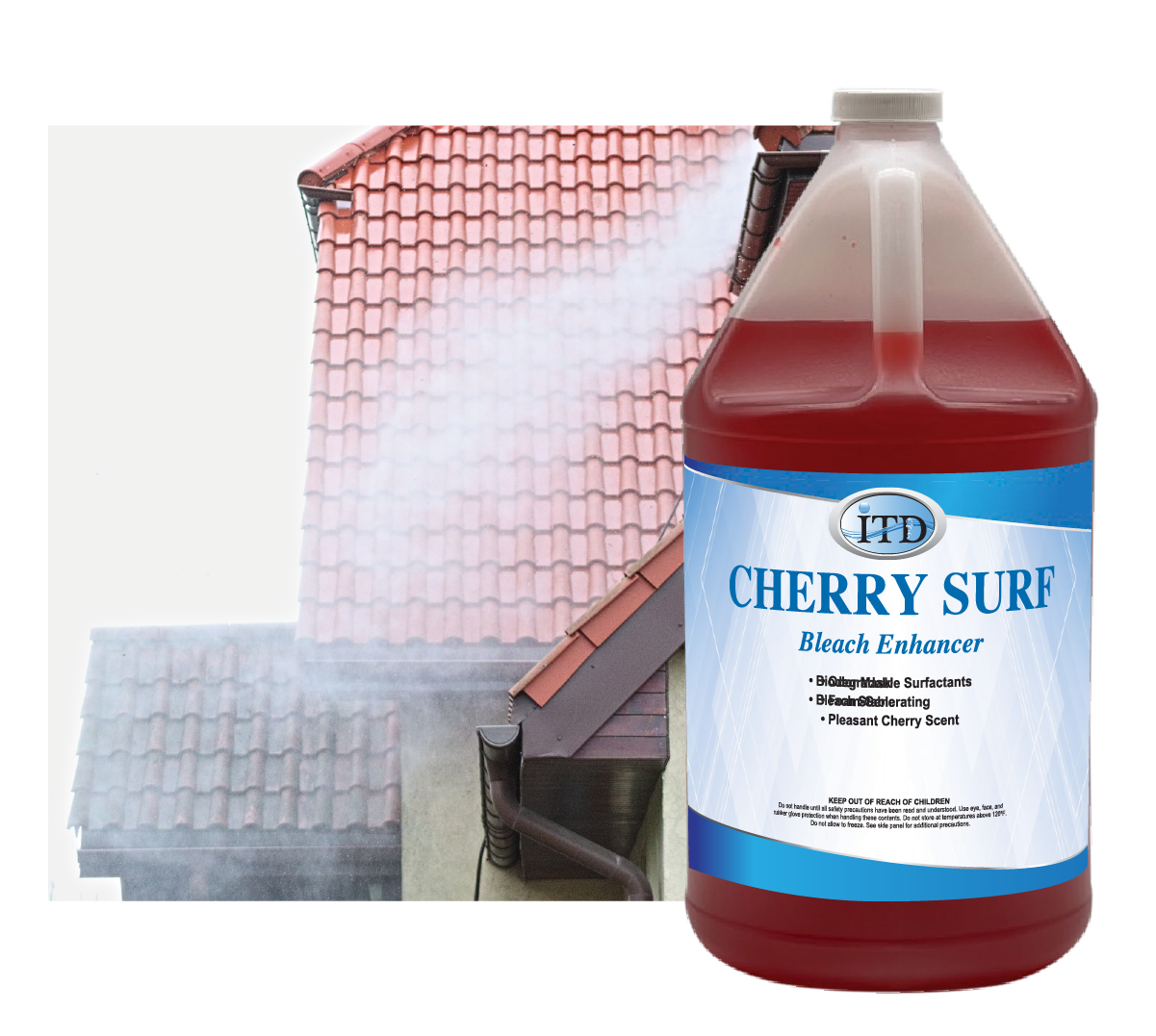 Cherry Surf – Bleach Enhancer & House Wash - Pressure Washing Chemicals