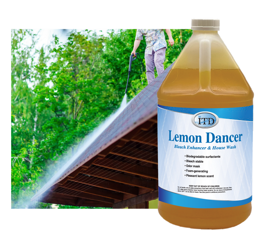 Lemon Dancer – Bleach Enhancer & House Wash - Pressure Washing Chemicals